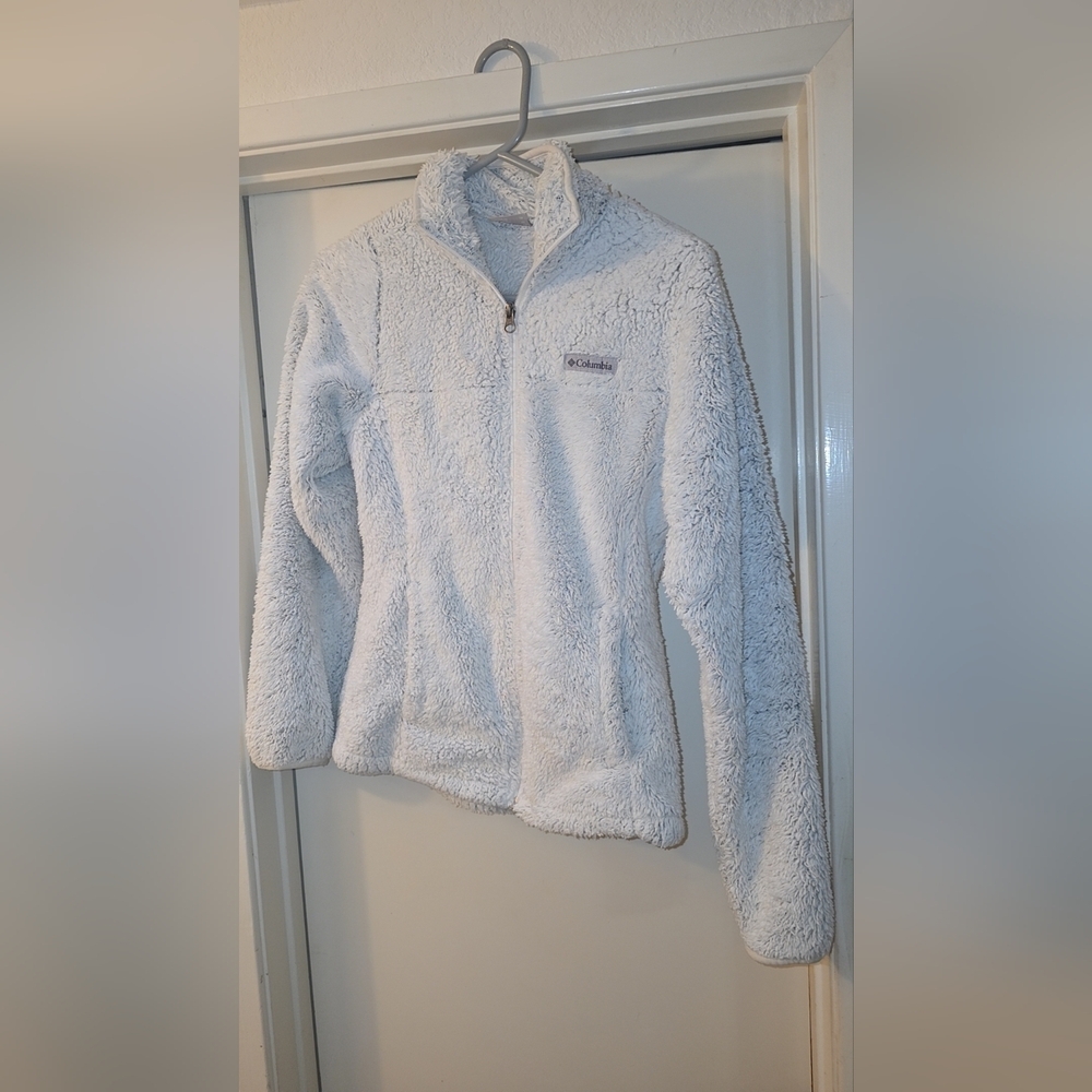 Columbia Fleece Zip Jacket Full Zip Cozy Outdoor Layer Women - Picture 3 of 4